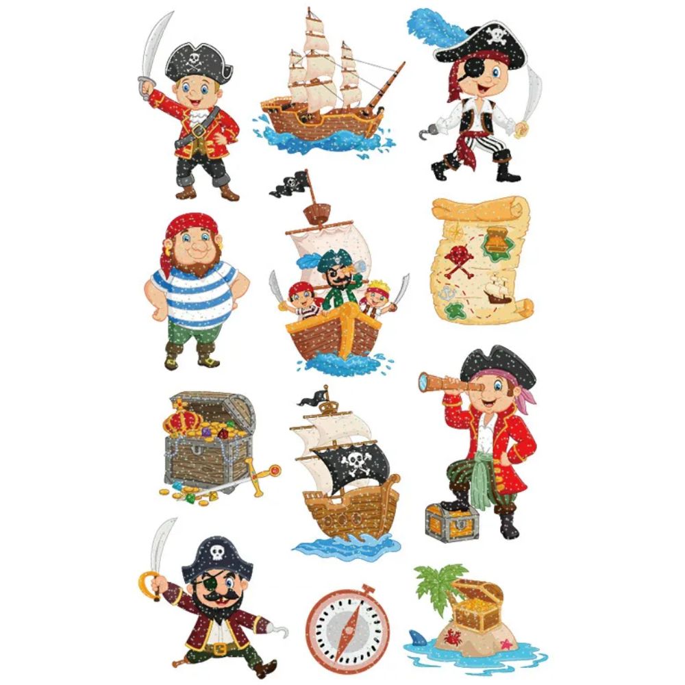 Kids Glitter - Pirates and Treasures